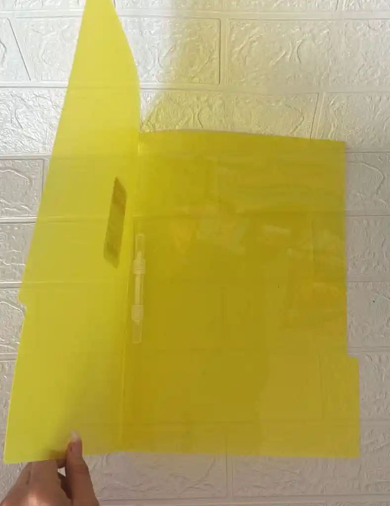Carpeta Legajador Plastica Folder Oficio Amarilla