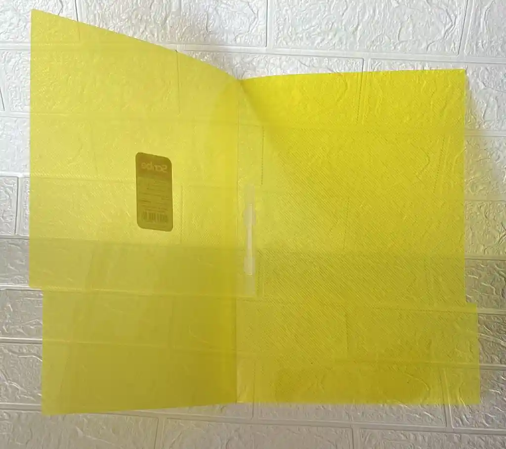 Carpeta Legajador Plastica Folder Oficio Amarilla