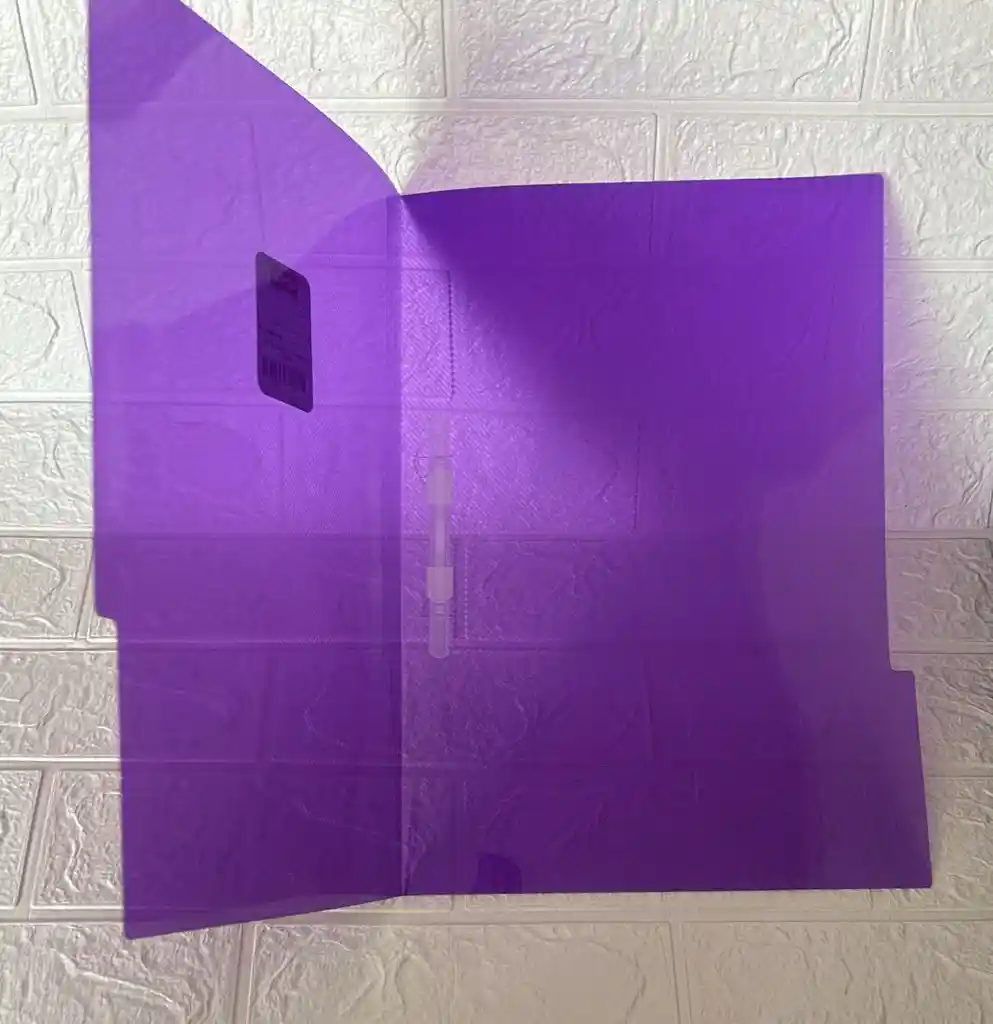 Carpeta Legajador Plastica Folder Oficio Morada