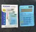 Calculadora Kadio Azul Claro Kd-3866b-c