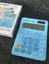 Calculadora Kadio Azul Claro Kd-3866b-c