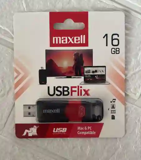 Memoria Usb Maxell 16gb .