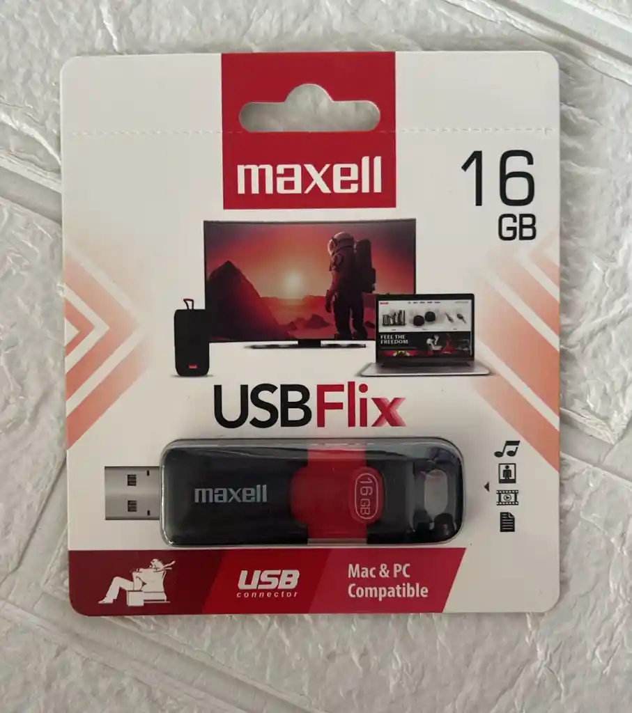 Memoria Usb Maxell 16gb .