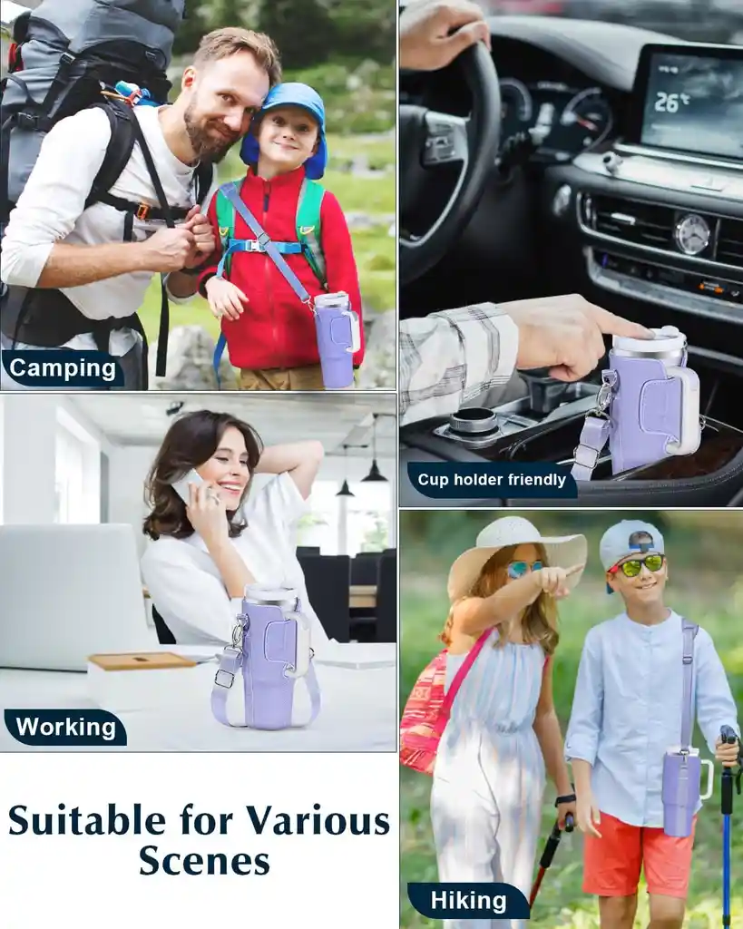 Bolso Para Vaso Stanley Porta Botella Funda Termo 30/40 Oz