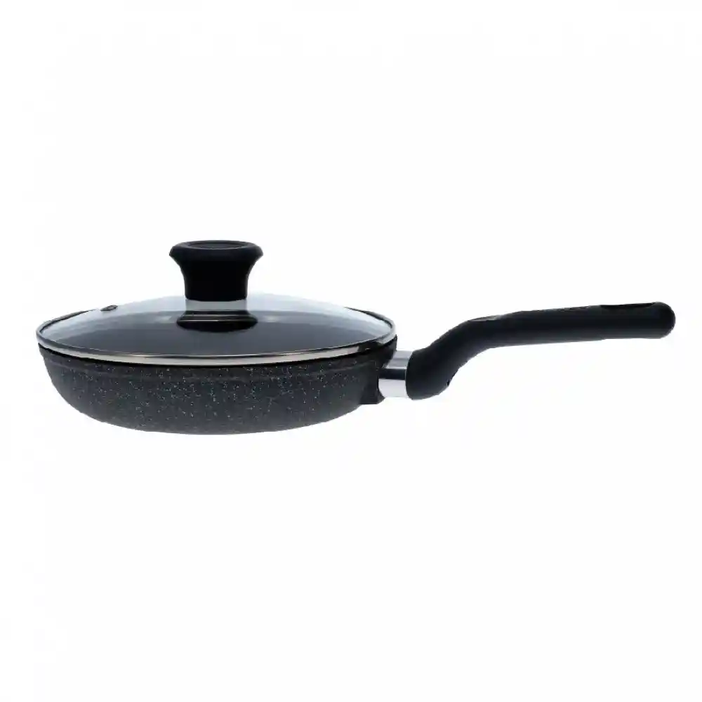 Sarten Imusa 20cm Aluminio Fundido Con Tapa En Vidrio Gusto