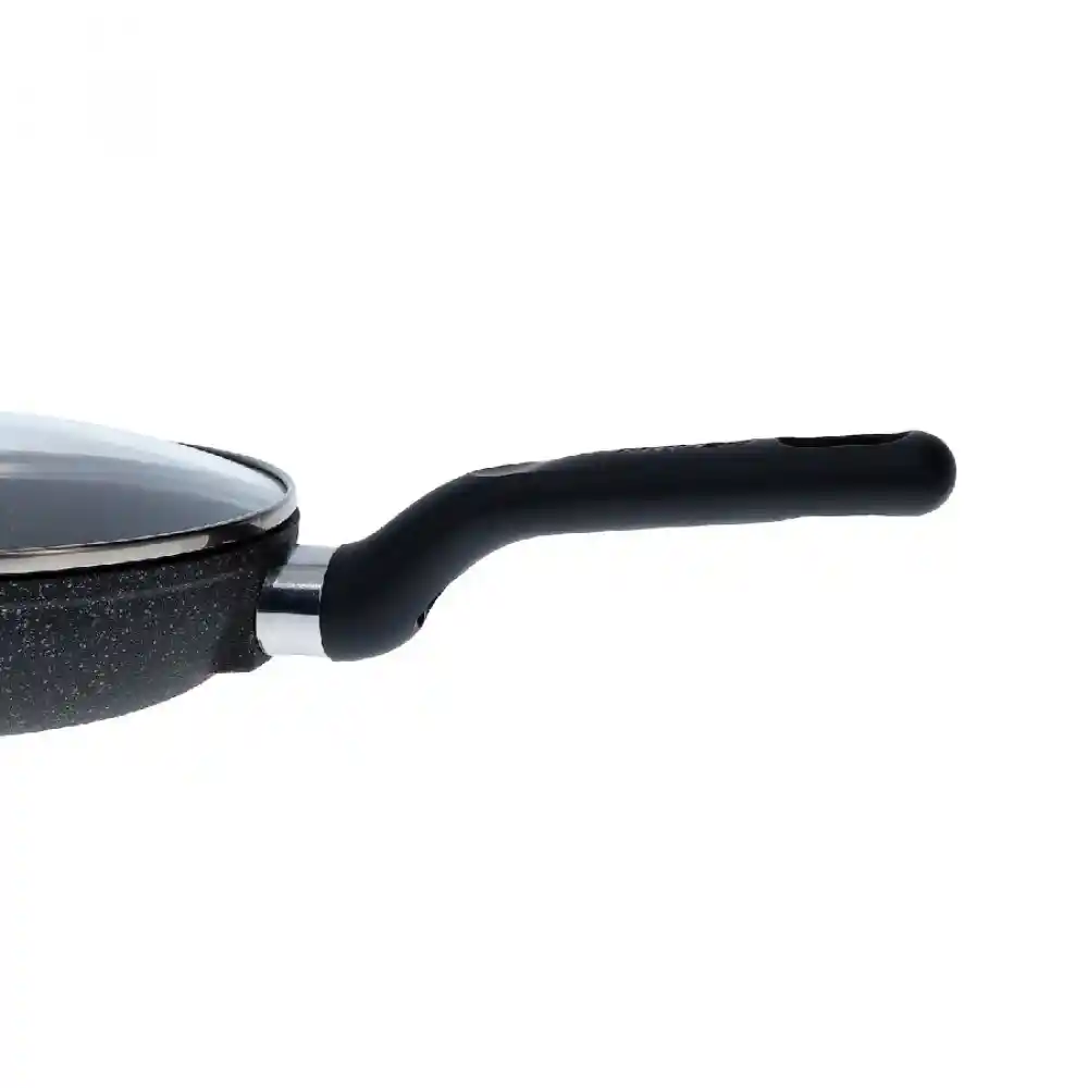 Sarten Imusa 20cm Aluminio Fundido Con Tapa En Vidrio Gusto
