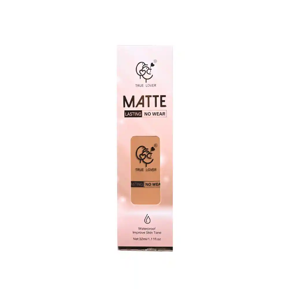 Base Líquida Matte Lasting A Prueba De Agua Tono 6 - True Lover