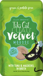 Tiki Cat Mousse Atún Y Caballa 80g Para Gatos