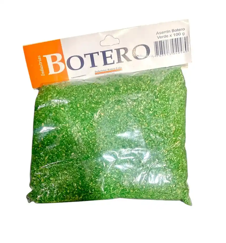 Aserrin Colore Verde Bolsa X 100 Gm