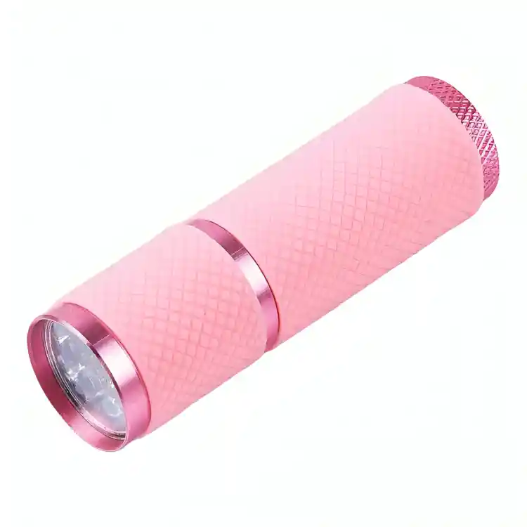 Lámpara Press On Tipo Linterna Rosa