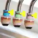 Filtro Llave Seguro Cocina 5 Capas Ahorro Agua Carbon Activado Azul