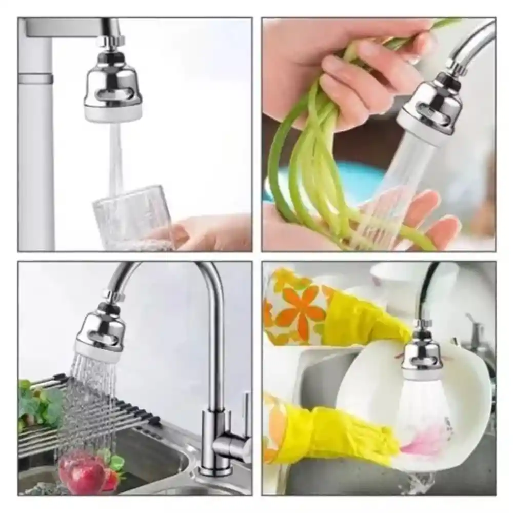 Grifo Ahorrador Agua Cocina Lavaplato Difusor Cabezal Giratorio Hs-500