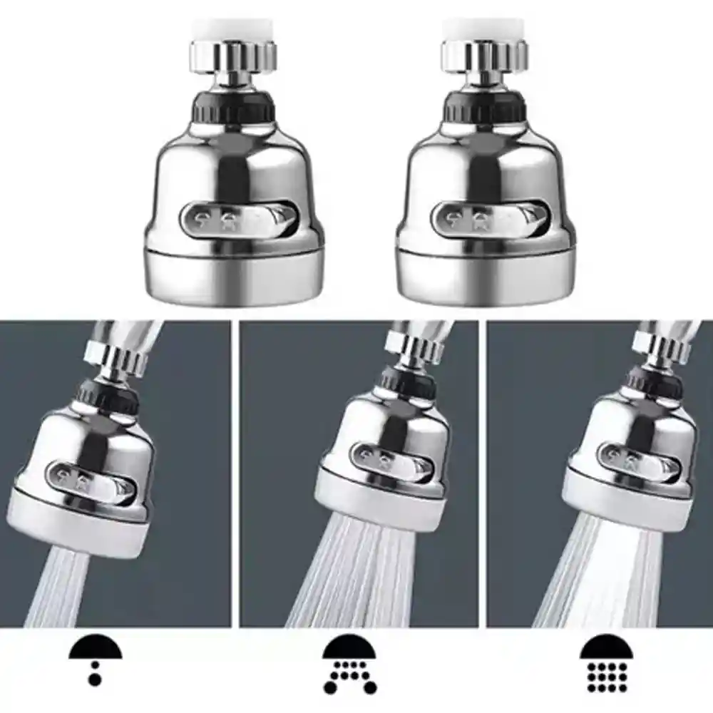 Grifo Ahorrador Agua Cocina Lavaplato Difusor Cabezal Giratorio Hs-500
