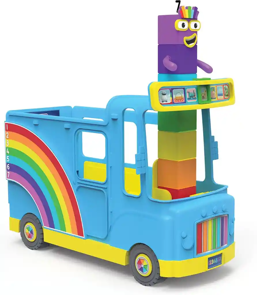 Juego Didáctico Bus Arcoíris Numberblocks Para Niños