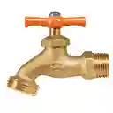 Llave Jardín Truper Metalica Dorado De 1/2"