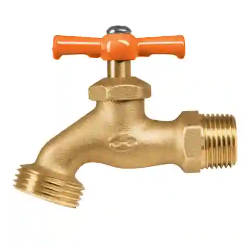 Llave Jardín Truper Metalica Dorado De 1/2"