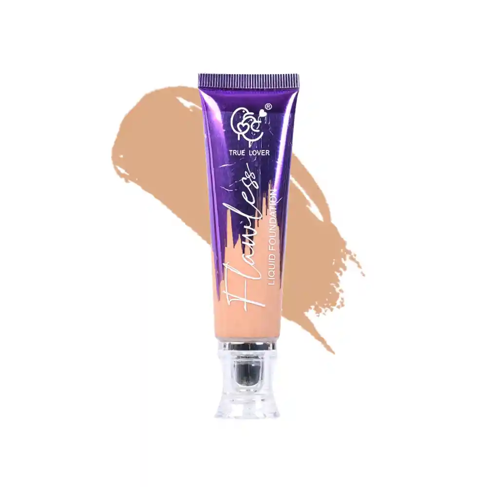 Base Liquida Flawless Humectante De Alta Cobertura Tono 3 - True Lover
