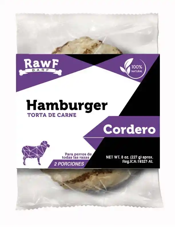 Hamburger Cordero X 227g