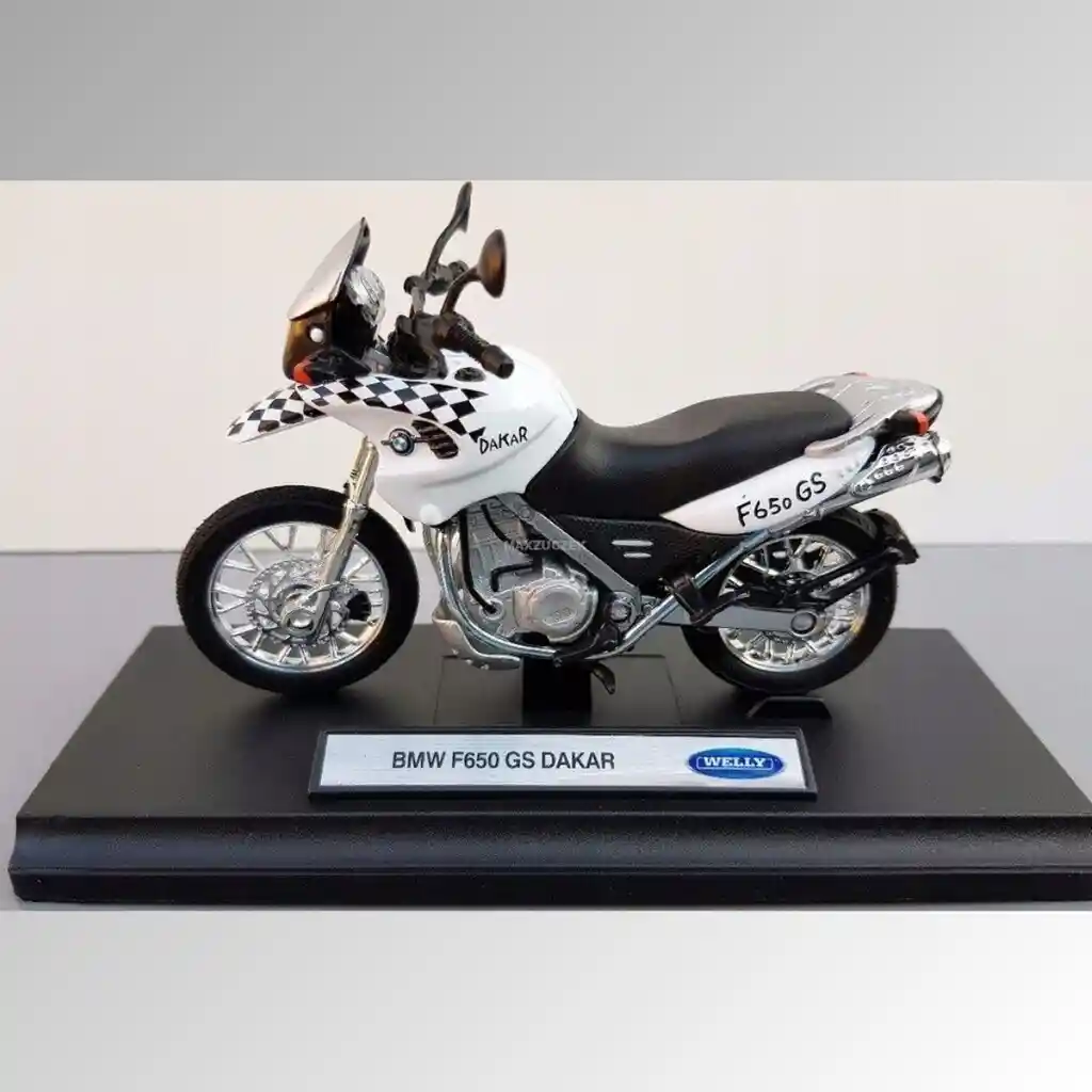 Moto De Colección A Escala Coleccionable Bmw F650 Gs Dakar 12146d-pw