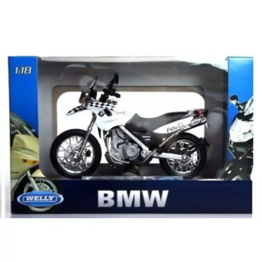 Moto De Colección A Escala Coleccionable Bmw F650 Gs Dakar 12146d-pw