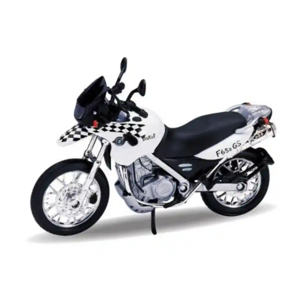 Moto De Colección A Escala Coleccionable Bmw F650 Gs Dakar 12146d-pw