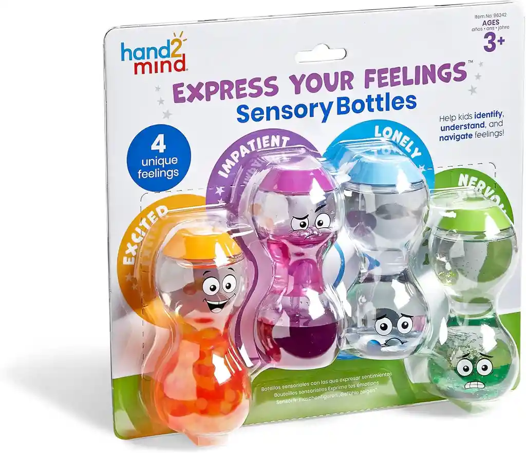 Juego Botellas Sensoriales Exploración Emocional Para Niños