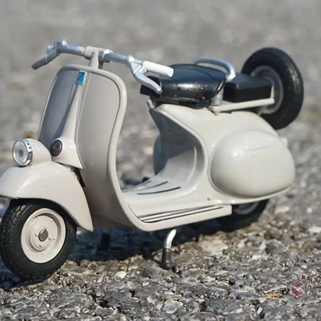 Moto De Colección A Escala Coleccionable Vespa