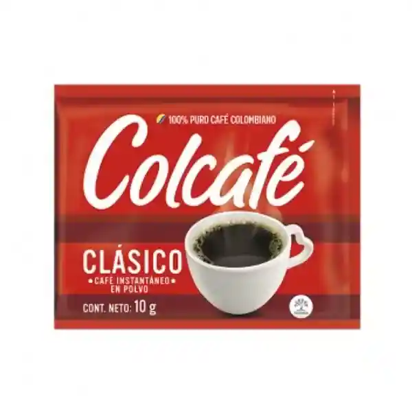 Cafe Colcafe Clasico 10 Sobres X 10g