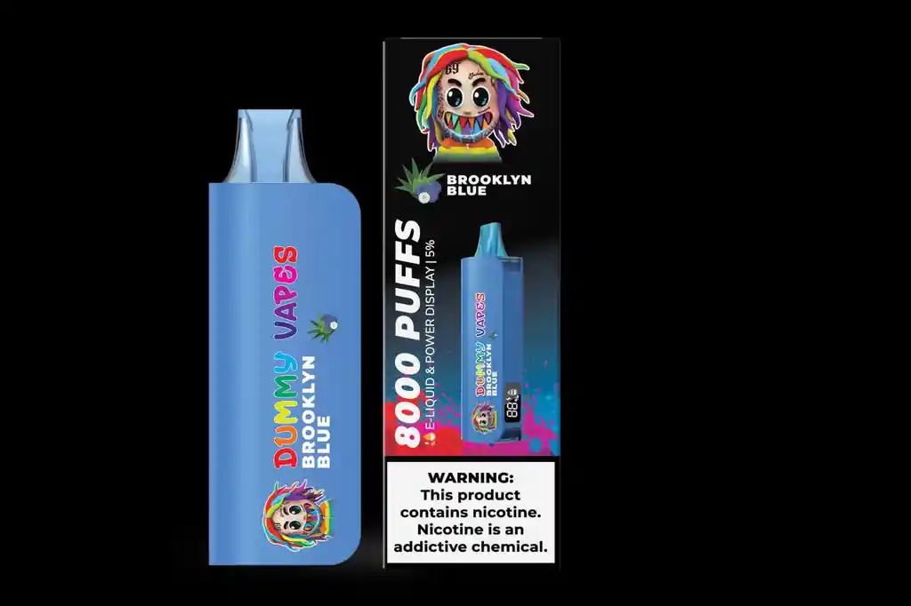 Vape Dummy 8000 Puffs Brooklyn Blue