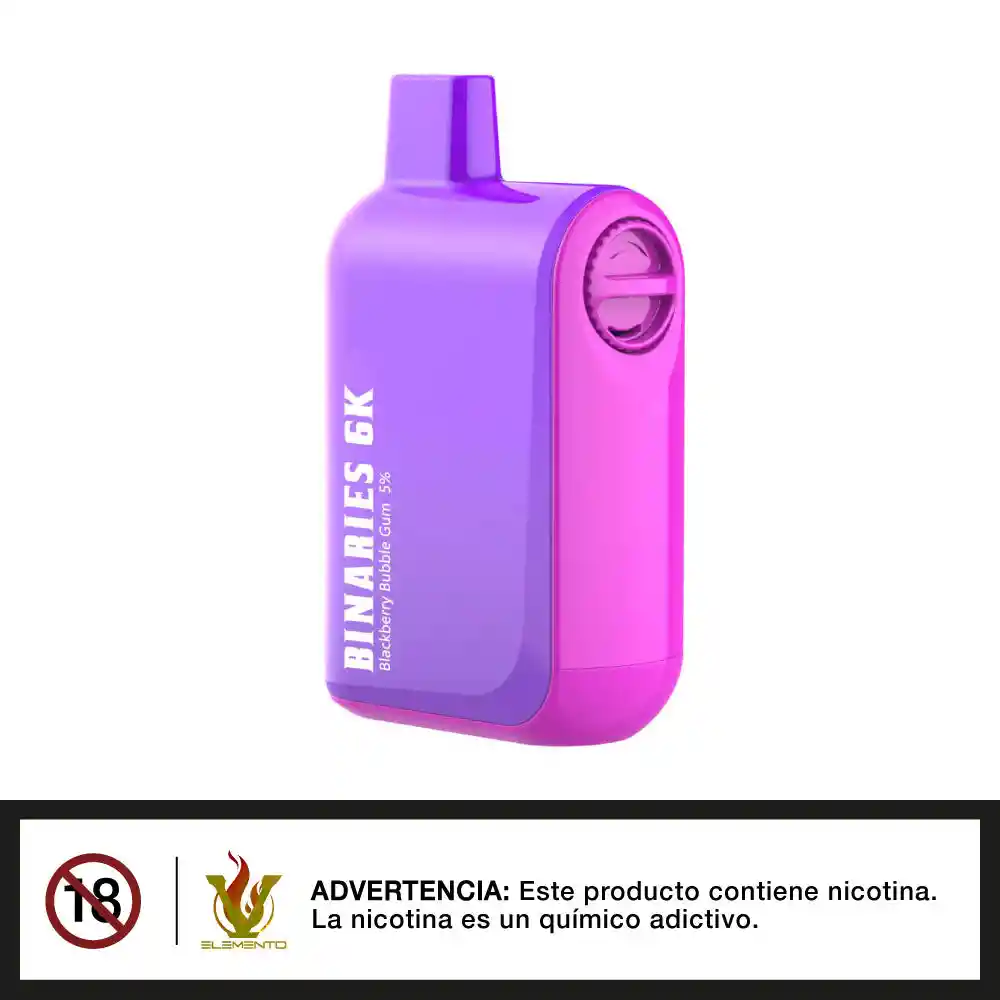 Horizon Binaries 6k 6000 Puff - Vape Desechable - Blackberry Bubblegum