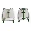 Maleta De Ruedas Transparente Gato En Forma De Gato Calabaza