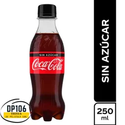 Gaseosa Coca Cola Zero 250 Ml