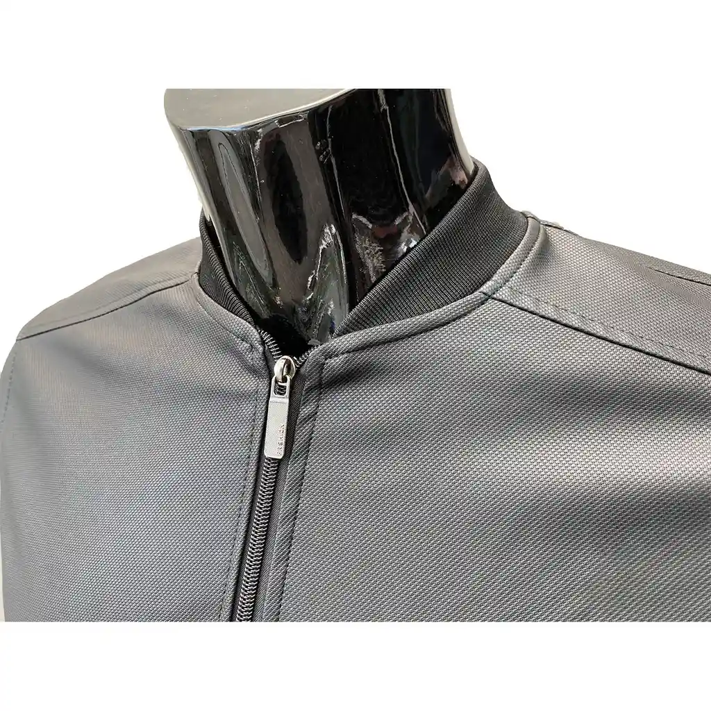 Chaqueta Cuero Sintetico Diseño Texturizado