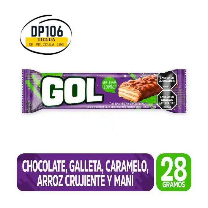 Chocolatina Gol X 28 Gr