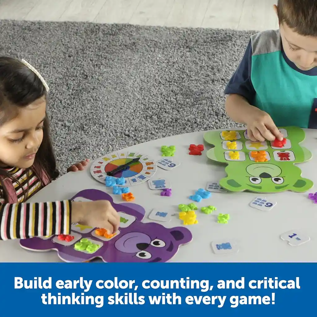 Juego Didácticos Bingo Bears De Suma Y Resta Para Niños
