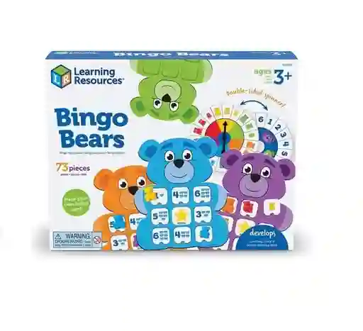 Juego Didácticos Bingo Bears De Suma Y Resta Para Niños