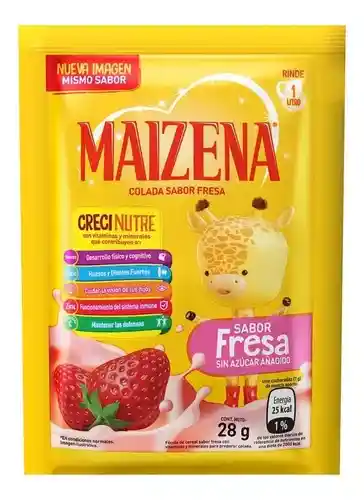 Colada Maizena Fresa 18 Sobres X 28g