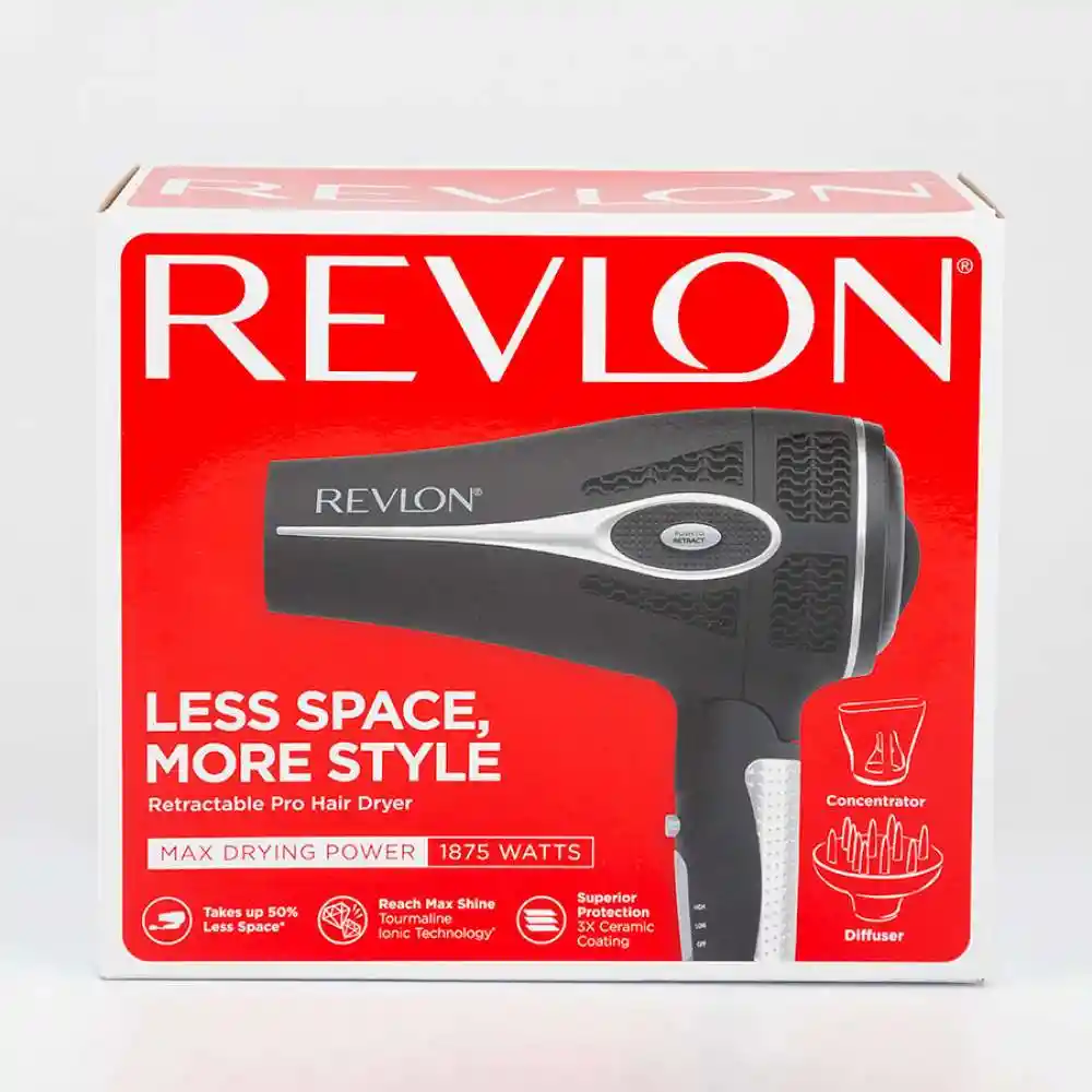 Secador Revlon Cable Retractil 1875w