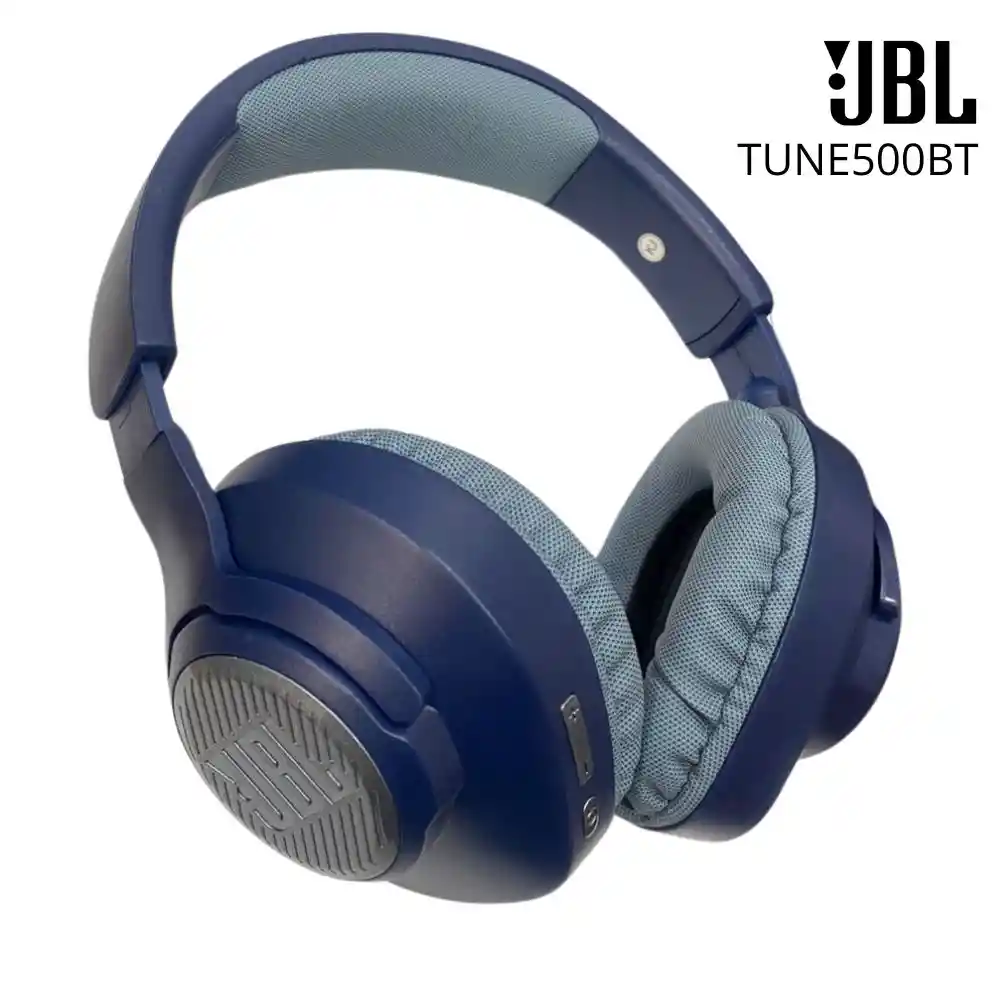 Audífonos De Diadema Tipo Jbl Bluetooth Tune500bt Azul