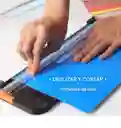 Guillotina Cortadora Portátil A4 Rotativa Corte Preciso Escolar