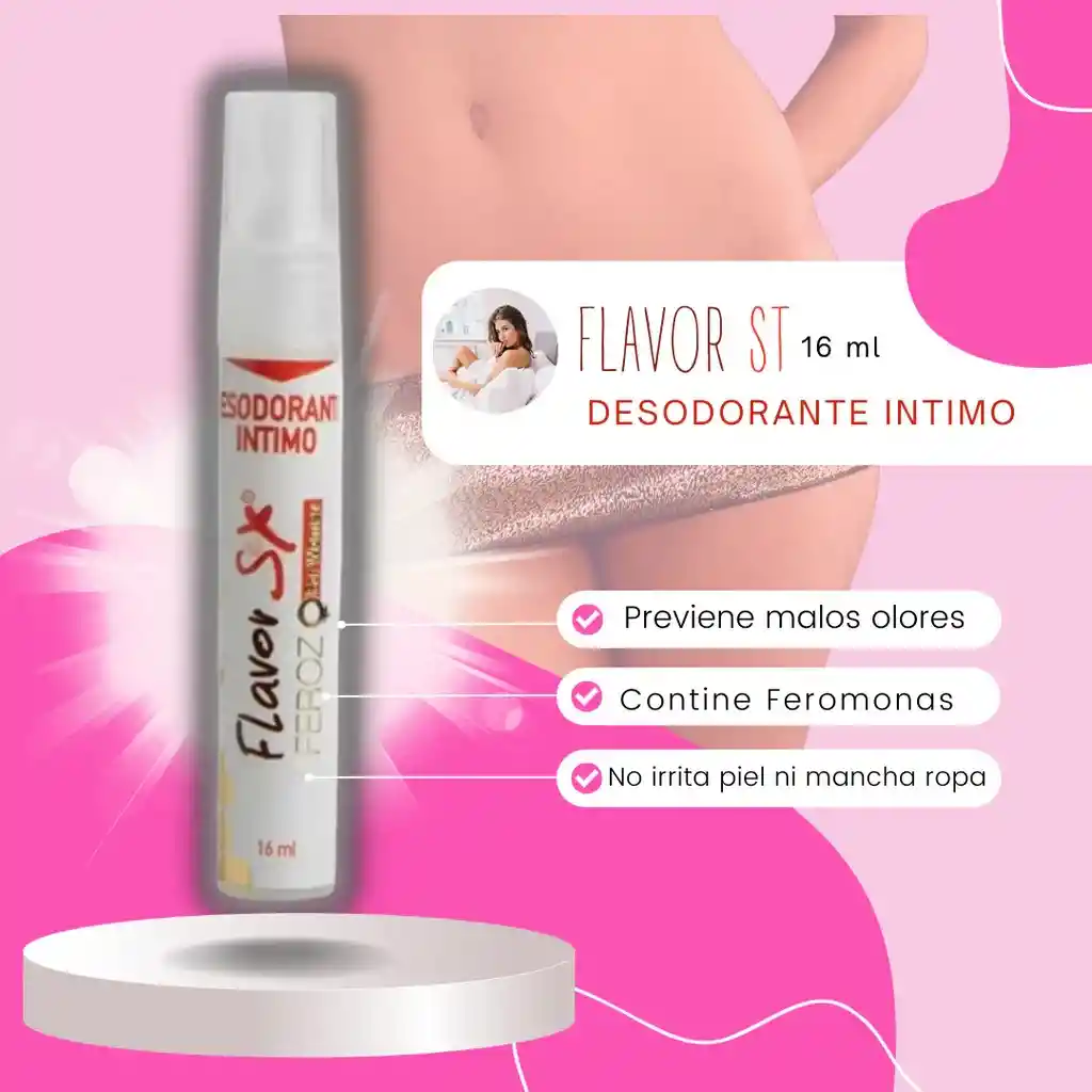 Desodorante Intimo Feroz Flavor Sex