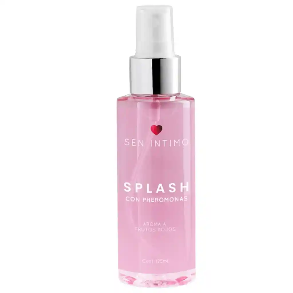 Splash Con Feromonas Aroma Frutos Rojos X 125 Ml Sen Intimo