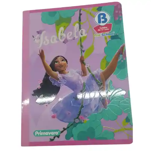 Cuaderno Primavera Pre Escolar A Niña