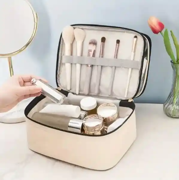 Cosmetiquera Organizador De Maquillaje 2 Divisiones