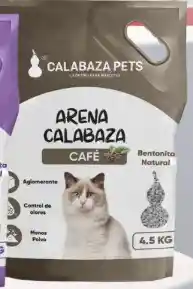 Arena Calabaza Pets 100% Bentonita X 4.5kg