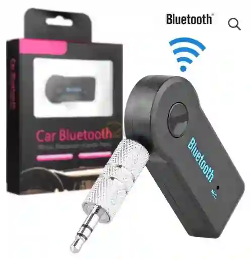 Adaptador Reseptor Bluetooth Bt-350 Con Microfono Recargable Audio Auxiliar 3.5mm