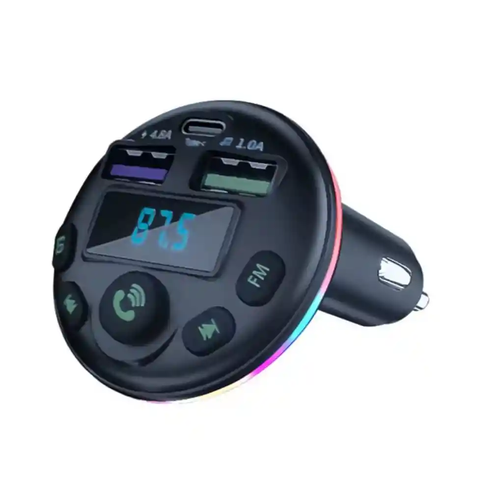 Modulador Q21 Para Carro Adaptador Y Receptor Bluetooth Carga Rapida