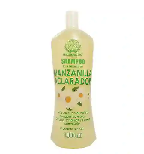 Shampoo De Manzanilla Aclarador Herbacol X1000 Ml