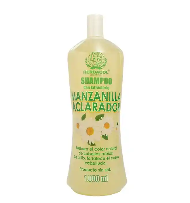 Shampoo De Manzanilla Aclarador Herbacol X1000 Ml