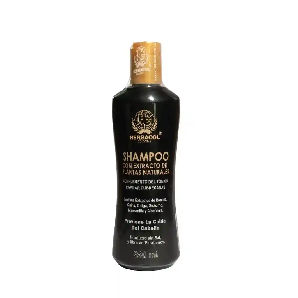 Shampoo Extractó Plantas Naturales Herbacol X240 Ml
